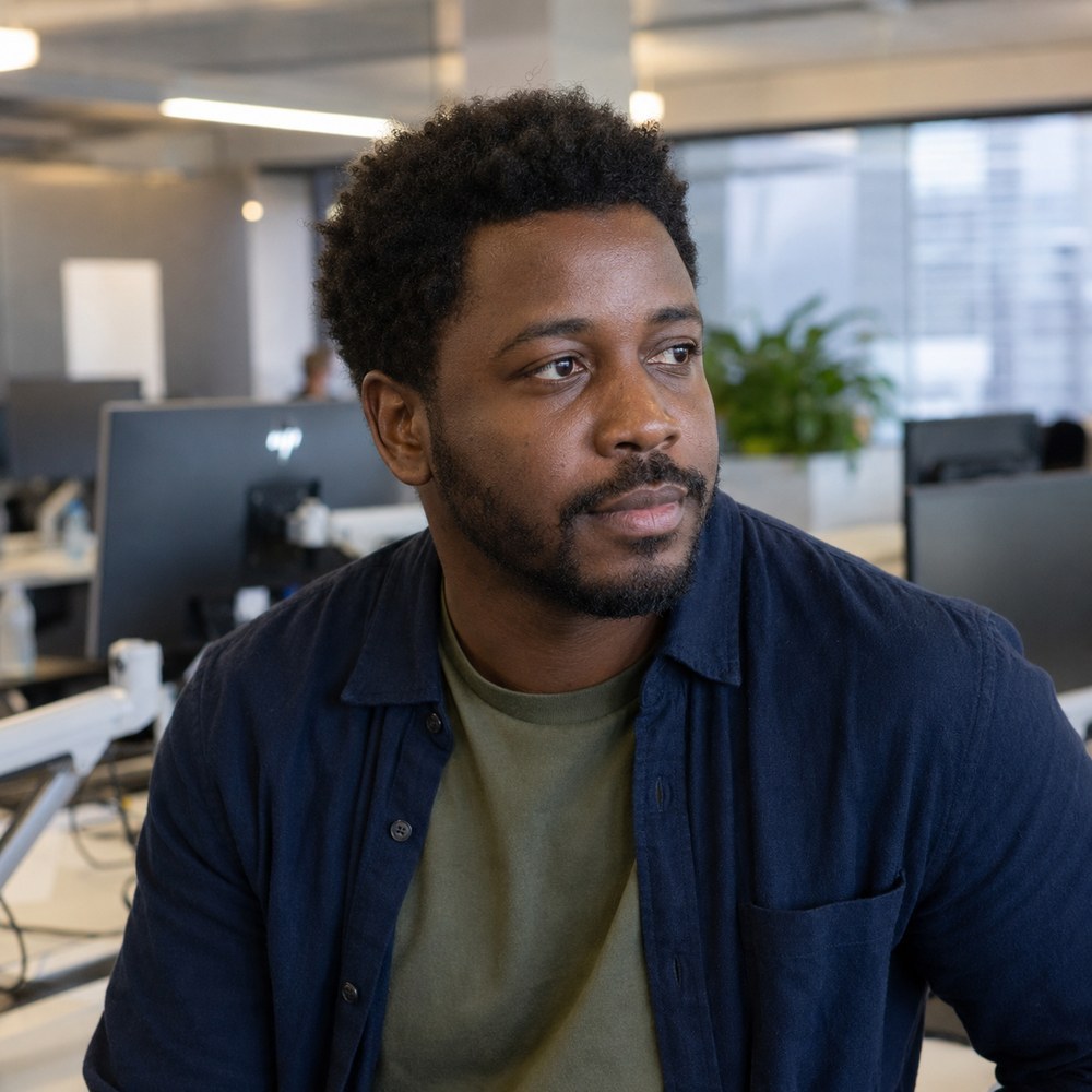 Portrait representing Noah Williams, DesignEpic AI Full-Stack Developer