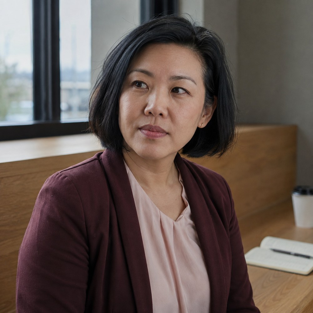 Portrait representing Olivia Chen, DesignEpic AI Growth Marketing Strategist